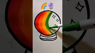 Satisfying colouring 🌈🔮#art #coloring #satisfying #drawing #shorts #trending