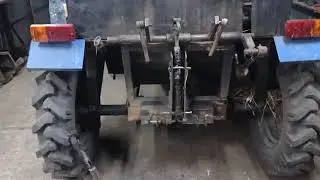 новая навеска на самодельный трактор