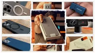 iPhone 15 Pro MAX | اهم الاكسسوارات عند فتح العلبة مع تجربة الاكسسوارات