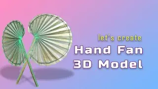 I Built a Palm Hand Fan Using 3D Modeling & Printing Techniques