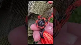 Paracord storage for your pack