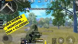 Pubg Mobile Montage ( CLASSIC + TDM ). Xioami Readmi Note 8 || Rohan AR Gaming