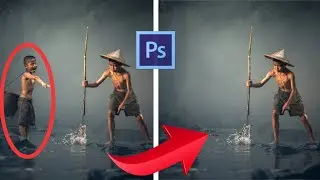How to remove something from a picture in photoshop || Remove person from photo photoshop
