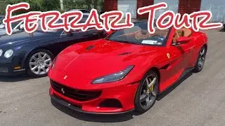 Ferrari 812 GTB, Ferrari Portofino & MORE! SUPER CAR TOUR! #FCF #ForeignCarFridayy