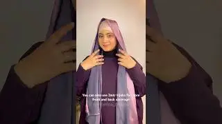How to wear hijab on abaya in weddings or parties | Unique Butterfly Hijab style for wedding/parties