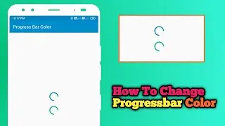 How To Change ProgressBar Color In SketchWare Hindi