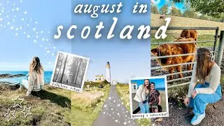 salt air in scotland🤍🌾  meeting a subscriber, folklore vibes, visiting family & highland coos!!