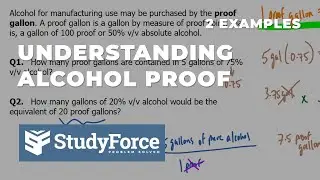 Alcohol Proof and Proof Gallon Calculations