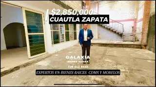 $2,850,000 CUAUTLA A UNAS CUADRAS DEL CENTRO