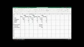 How to calculate GDP Deflator using Spreadsheet Excel and rate of inflation problem example