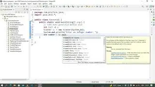 Java Program to find Factorial of a Number | User Input