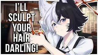 ASMR Roleplay | Haircut and Shave From Femboy Barber ✂️