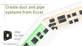 Create duct and pipe systems from Excel