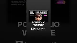 Portfolio Website in Wix Studio