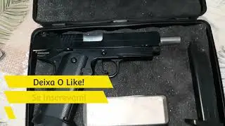 COMO DEIXAR A PONTA/JANELA DA AIRSOFT PRATEADA/AIRSOFT 1911