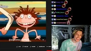 xQc reacts to  "Jojo Siwa Gibberish Meme"