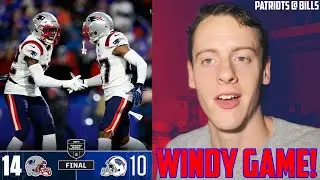 WINDY GAME💨 | PATRIOTS VS BILLS Game Highlights REACTION! | Week 13