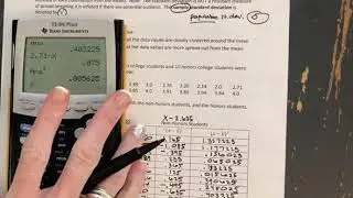 Sample Standard Deviation