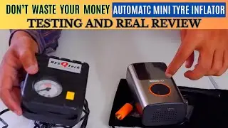 Automatic Mini Smart Tyre Inflator | Testing and real review | Lyrovo | MI | Qubo