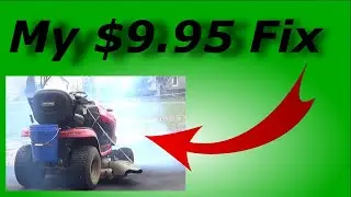 Craftsman T2400 Riding Mower smoking!