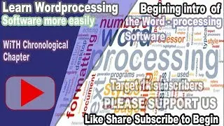 Learn word Processing software with Infotainment channel (100% verified)