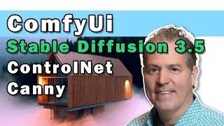 ComfyUI Stable Diffusion 3.5 ControlNet Canny
