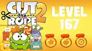 Cut the Rope 2 - Level 167 (3 stars, 78 fruits, 1 star + don't use Roto's help)