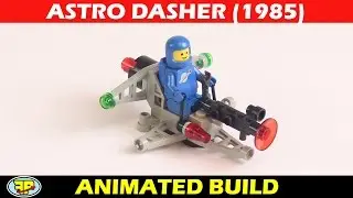 LEGO 6805 Classic Space Astro Dasher - stop motion animated review