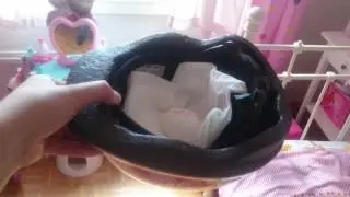 Egg in helmet crash test