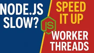 Fix Blocking Code in Node.js Using Worker Threads | How to integrate Worker threads with APIs?