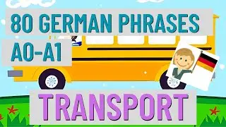 Learn TRANSPORT in German with subtitles [A0-A1]