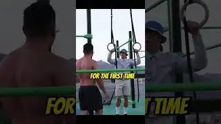 Elite Gymnast Pretended to be a Nerd in Calisthenics Park 