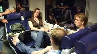 On board entertainment: Russian choir singing 