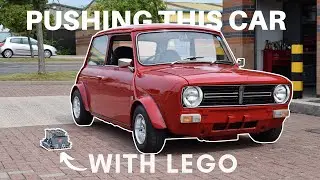 Pushing a Car with Lego and BuWizz Power!