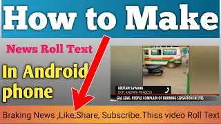 How To Add  Scrolling Or Moving Text In Kinemaster From Android|🔥🔥,Ranit Baidya