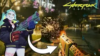 Дробовик Ребекки меня напугал 0_о (Cyberpunk 2077)