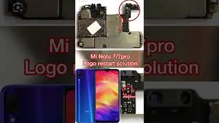 Mi note 7/7pro Logo restart solution || Redmi note 7 logo on/off problem 