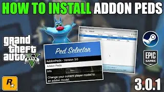 GTA V - HOW TO INSTALL ADDON PEDS 3.0.1 | Shivaxd [ 2k23 ]