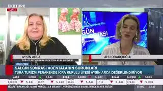 Ayşin Arca Tura Turizm-Eko Türk Ropörtajı/15 Haziran #EvdeKal