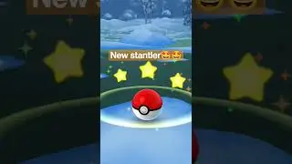 stantler with costume🤡🤡🤡 #shorts #pokemongo #subscribe