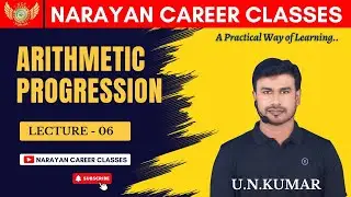 Arithmetic progression || Arithmetic mean || Lecture - 06 || Class 11th || IIT JEE || NDA