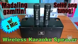Wireless Karaoke Speaker Solid ang tunog mga Amigo!