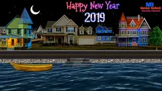 Fireworks happy new near green screen effects