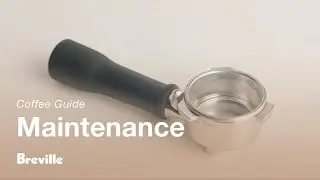 The Bambino® Plus | How to clean the portafilter and filter basket in two steps | Breville USA