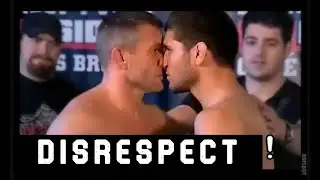 ANGRY MMA FIGHTERS FACE-TO-FACE COMPILATIONS ( DISRESPECT )
