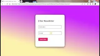 Tutorial Preview | CSS with Animated Floating Input Labels | Move Placeholder