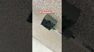 DIY electrical disaster!! #homeinspector #electrician #diyprojects