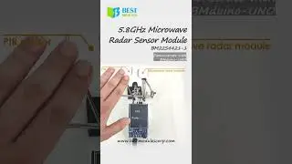 #Shorts 5 8GHz Microwave Radar Sensor Module BM22S4421-1 Penetration  #modules #bmduino #Detector