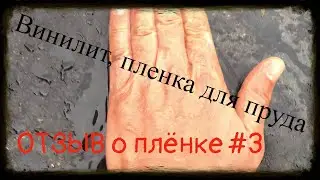 Винилит спустя 2 года / отзыв на плёнку для пруда #3