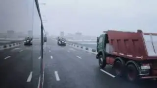 Первая поездка на трамвае по отремонтированному Молитовскому мосту